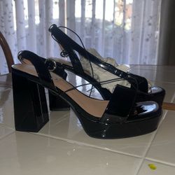 Black Heels Size 8