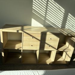 IKEA KALLAX — White stained oak effect