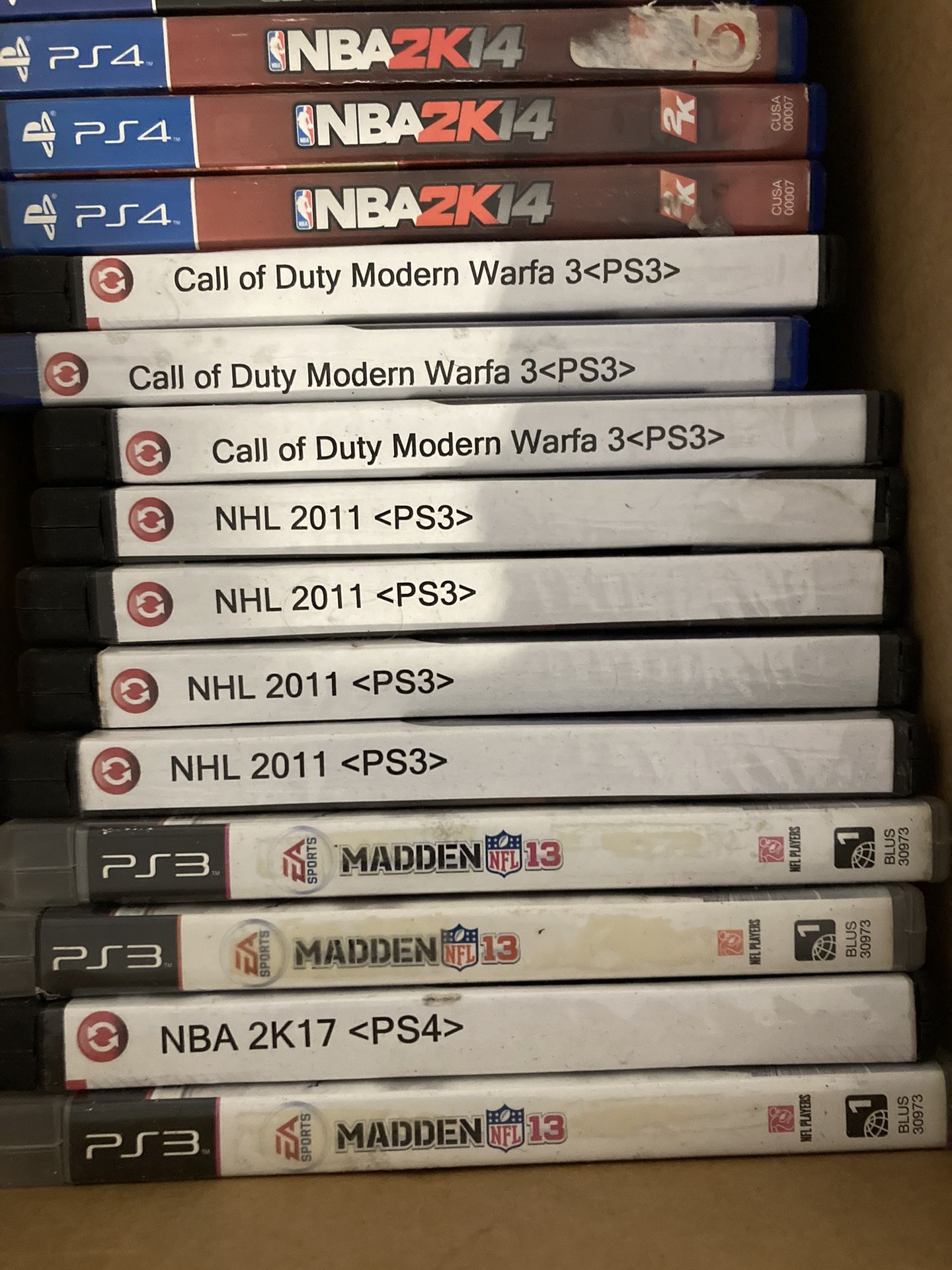 Assorted Video Games