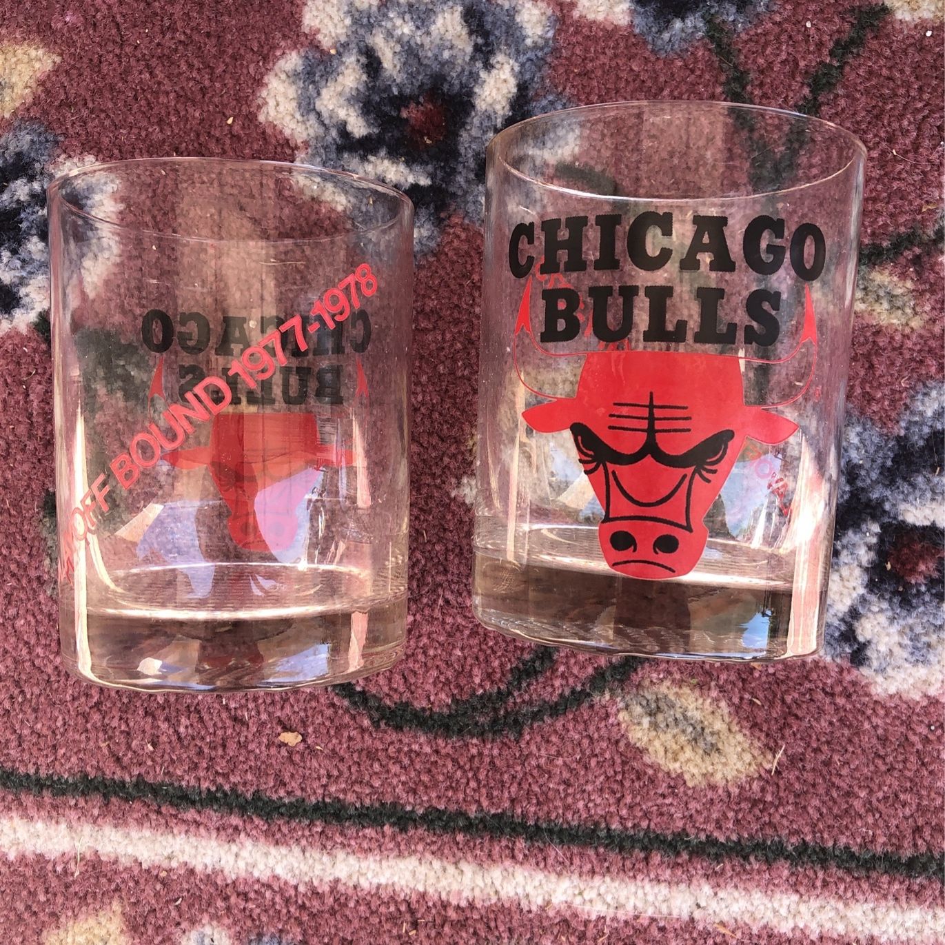Chicago Bulls 1977-1978 Playoff Glasses -2