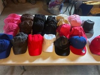 Bulk Lot of Assorted Baseball Caps & Trucker Hats – Great Condition!