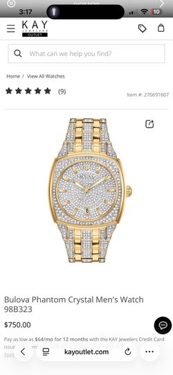 Bulova Phantom Crystal Men's Watch 98B323