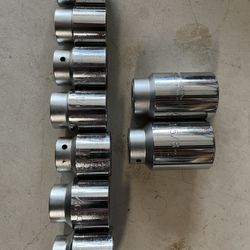 3/4” Drive Sockets   12 Point And Standard