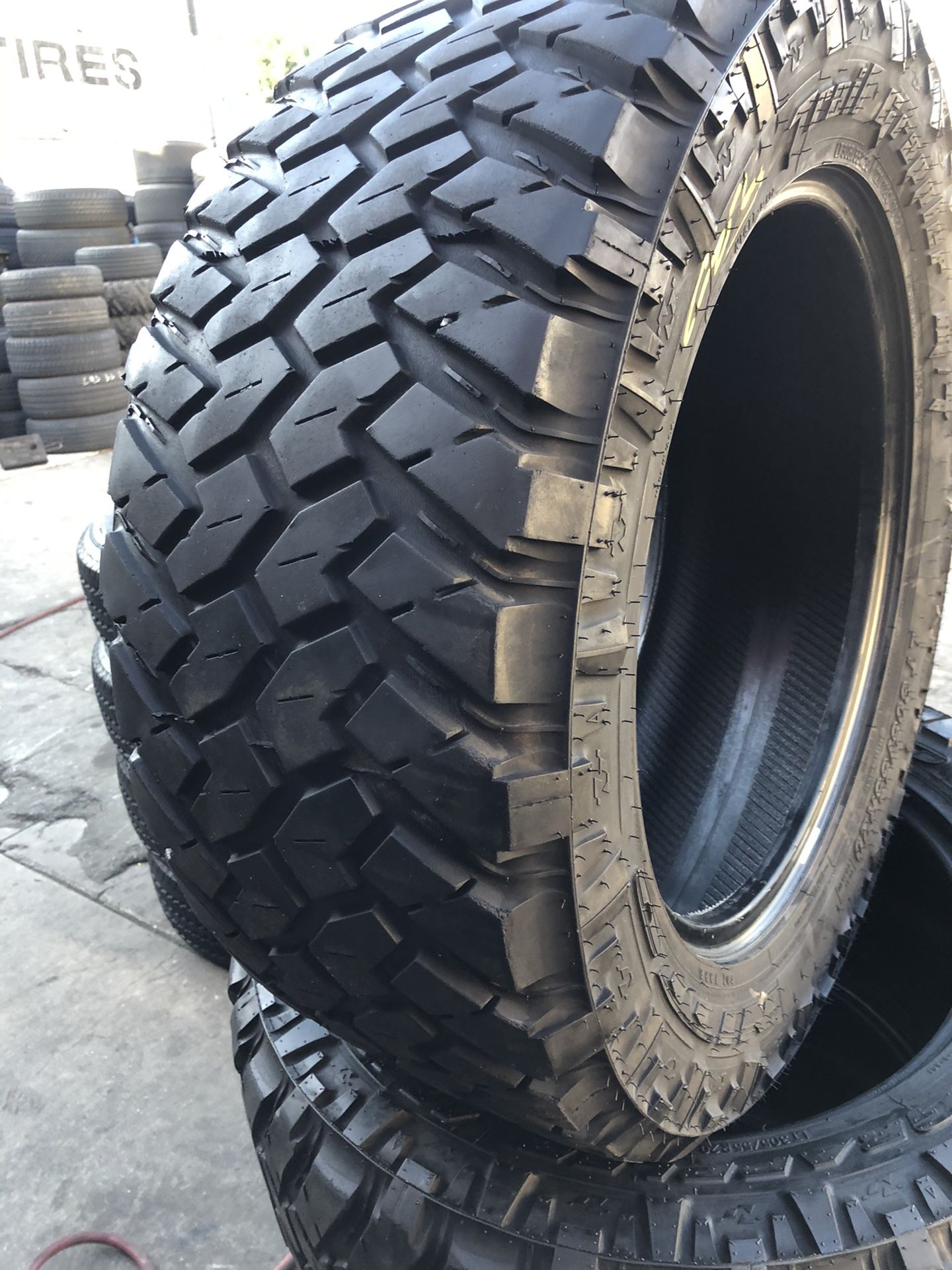 305/55R20 Nitto Trail tires (4 for $340)