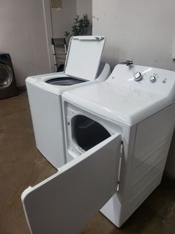 GE SET WASHER AND ELECTRIC DRYER