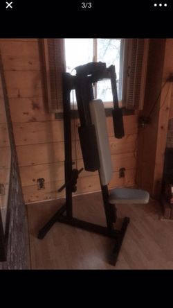 Body Solid Exercise Sports fitness Co Pec Deck Bench like new.