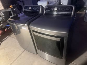 LG Washer and Dryer Set 5.0&7.4 cuft with agitator 45 days warranty delivery available