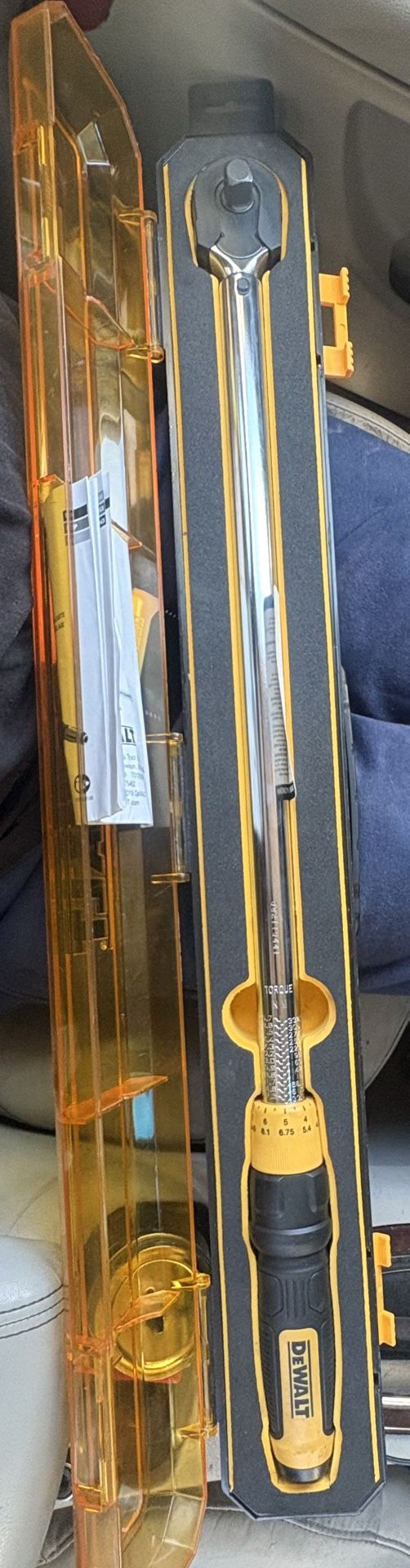 Dewalt 1/2 Inch Micro Adjusting Torque Wrench