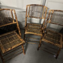 Bamboo Chairs 