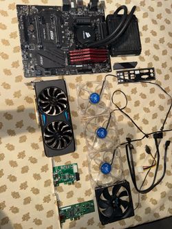 MSI Z170A SLI Plus Bundle EVGA GTX 970 4GB 32GB DDR4 Corsair Liquid Cooler
