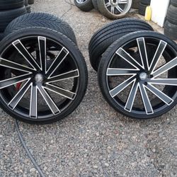 STAGGERS RIMS 295/30R22.....255/30R22....5 LUGS FIT CHEVY CAMARO CHEVY S.10 CHEVY BLAYZER CHEVY CAMINO RANGE ROVER BMW 
