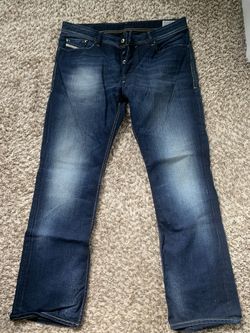 Mens Diesel 36X32 Regular Slim Bootcut