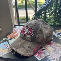 San Francisco 49ers real tree camo 47’ hat