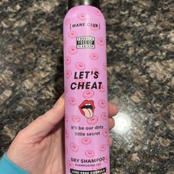 NEW MANE CLUB LETS CHEAT DRY SHAMPOO ALUMINUM FREE FULL SIZE $6!