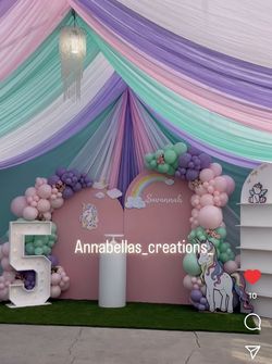 Unicorn Party Decoration, Unicorn Balloons Decor, Unicorn Theme Party 