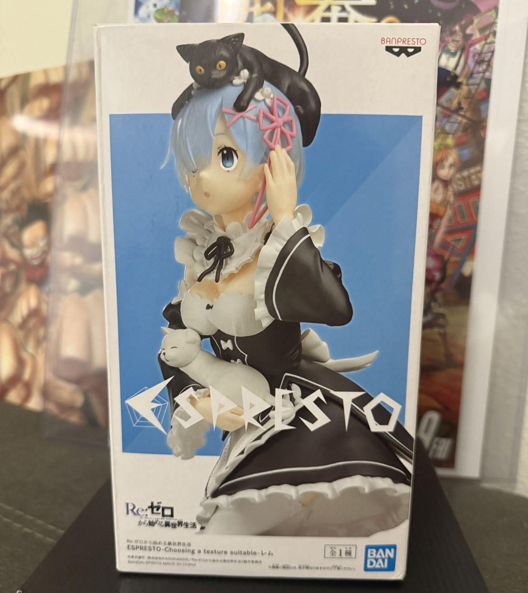 Re:Zero Rem Prize Banpresto Prize Figure Espresto Anime Figure New