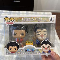 Funko Pop One Piece 2-pack Luffy And Foxy HT Exclusive
