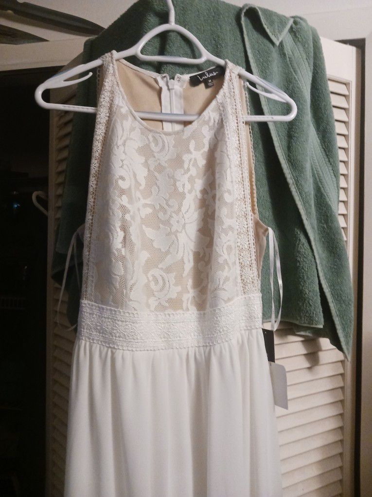 Wedding Dress/ Chic Sheer Dress