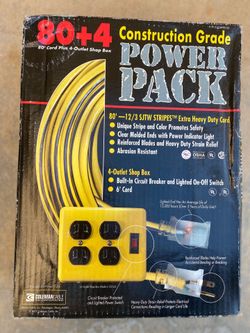 Selling a “”new”” 80 + 4 construction grade power pack , never used asking only $95 12/3 and 80’