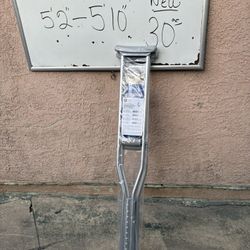 New Crutches 5’ 2” To 5’10”