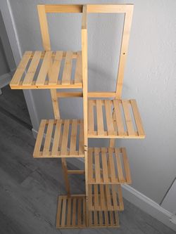 Bamboo Plant Stand