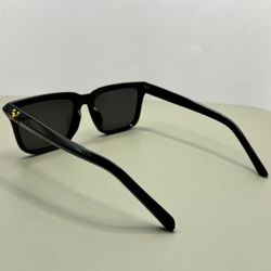 Classic Wayfarer Designer Sunglasses - Black/Gold