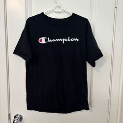 Champion Black T-Shirt