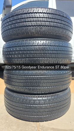 225/75/15 Goodyear Endurance 10ply