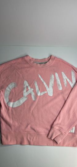 Calvin Klein Performance Pink Long Sleeve Sweater Size 7 Girls