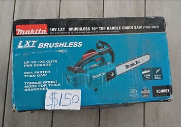 Makita 18v chain saw 10 inch