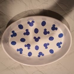 Disney Store Mickey Mouse Blue Pattern Tray BRAND KiNEW WITH TAGS