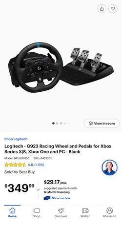 G923 Wheel and pedals Xbox