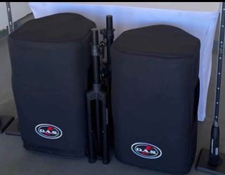 DAS ACTION SERIES 500 12" POWERED SPEAKERS