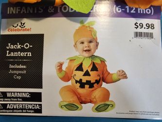 New 6-12 Mo Pumpkin Custom