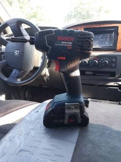 Bosch Lithium-Ion Impact Driver, model 18V.