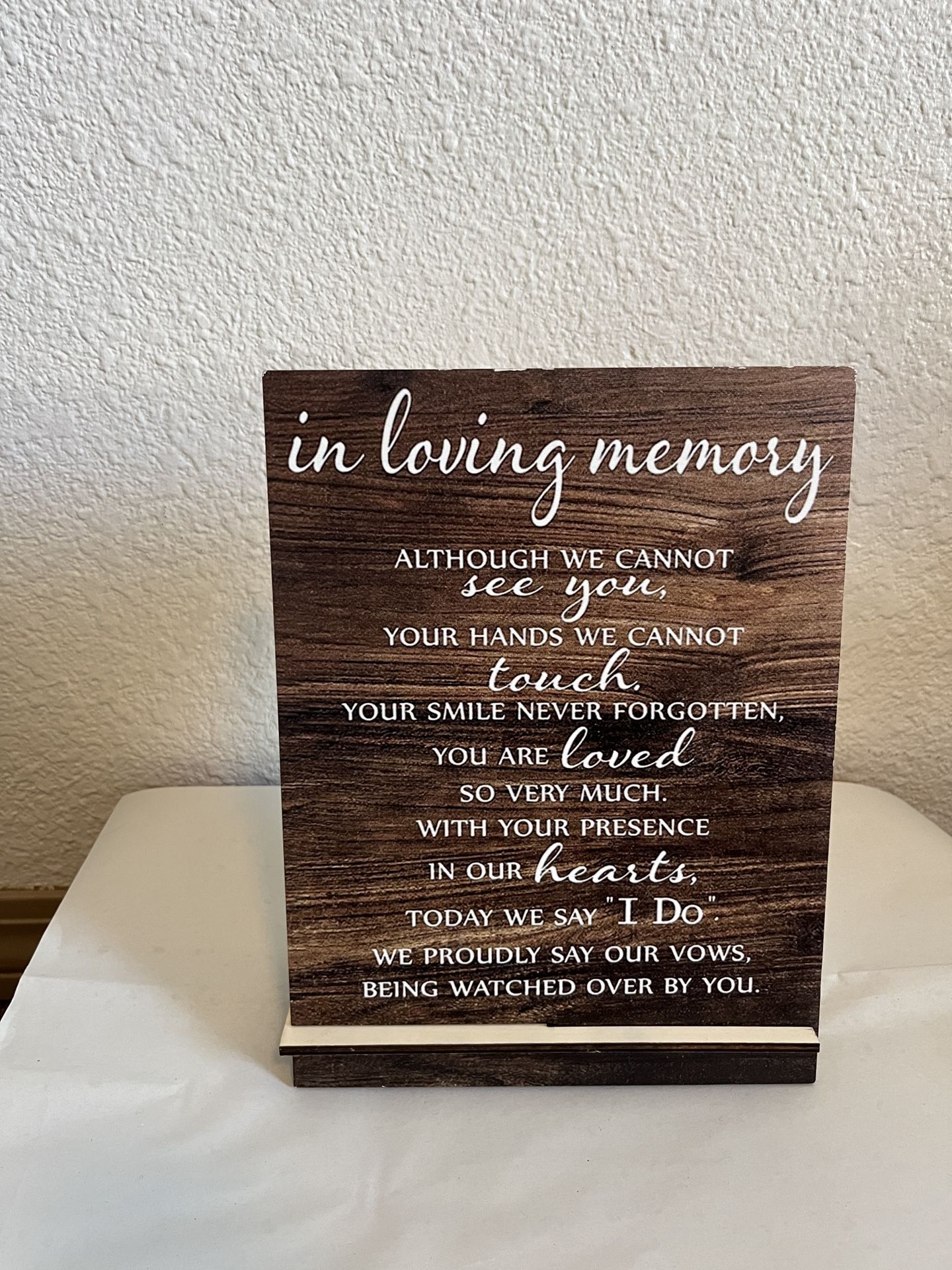 Memorial Table Wedding Sign