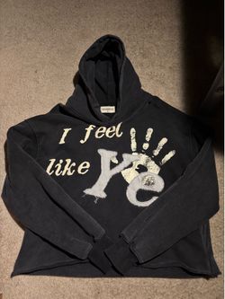 Mxstood “I feel like Ye” Cropped Hoodie
