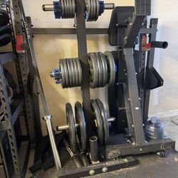 Barbell, Dumbbell, Weights, Weight Tree, Workout Bench