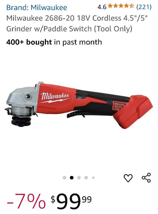 M18 Milwaukee Cut Off Grinder Tool Only