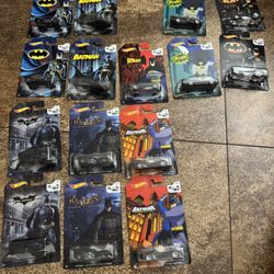 Hot Wheels 75th Anniversary Batman Full Set 8/8 Plus Extra 