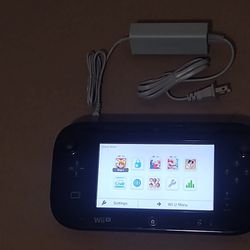 Nintendo Wii U Gamepad Only Black Replacement WUP-010 with Charger