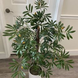 Artificial Olive Tree, Potted Indoor Plants Realistic Fruits And Bunches 