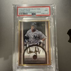 MVP! 2024 Museum Collection Gold Framed Auto /10  Psa 9 