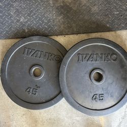 Ivanko 45 Pound Bumper Plates