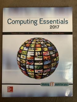 Computing Essentials 2017- O’Leary