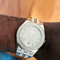 Bulova Real diamonds And Stainless Steel 