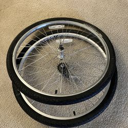 26" 3-Speed Internal Coaster Brake Wheelset Nexus Shimano w/ Bontrager Tires 26 x 1.95"