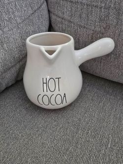 New Rae Dunn Hot Cocoa Ceramic Pot
