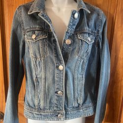 American Eagle Denim Trucker Jean Jacket Medium Acid Wash 