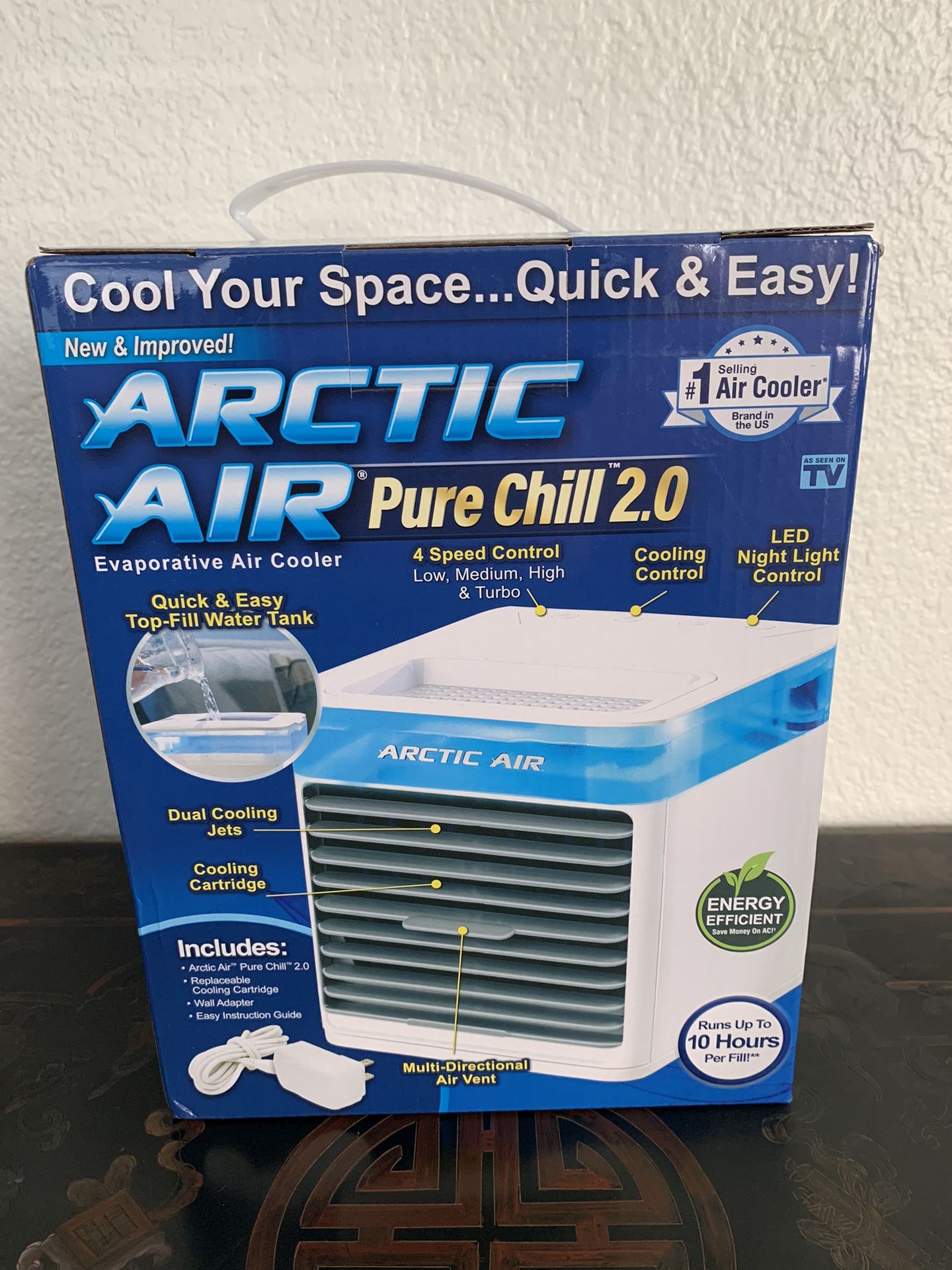 Arctic Air Pure Chill 2.0, Personal Evaporative Air-Cooler. New $28.00 each